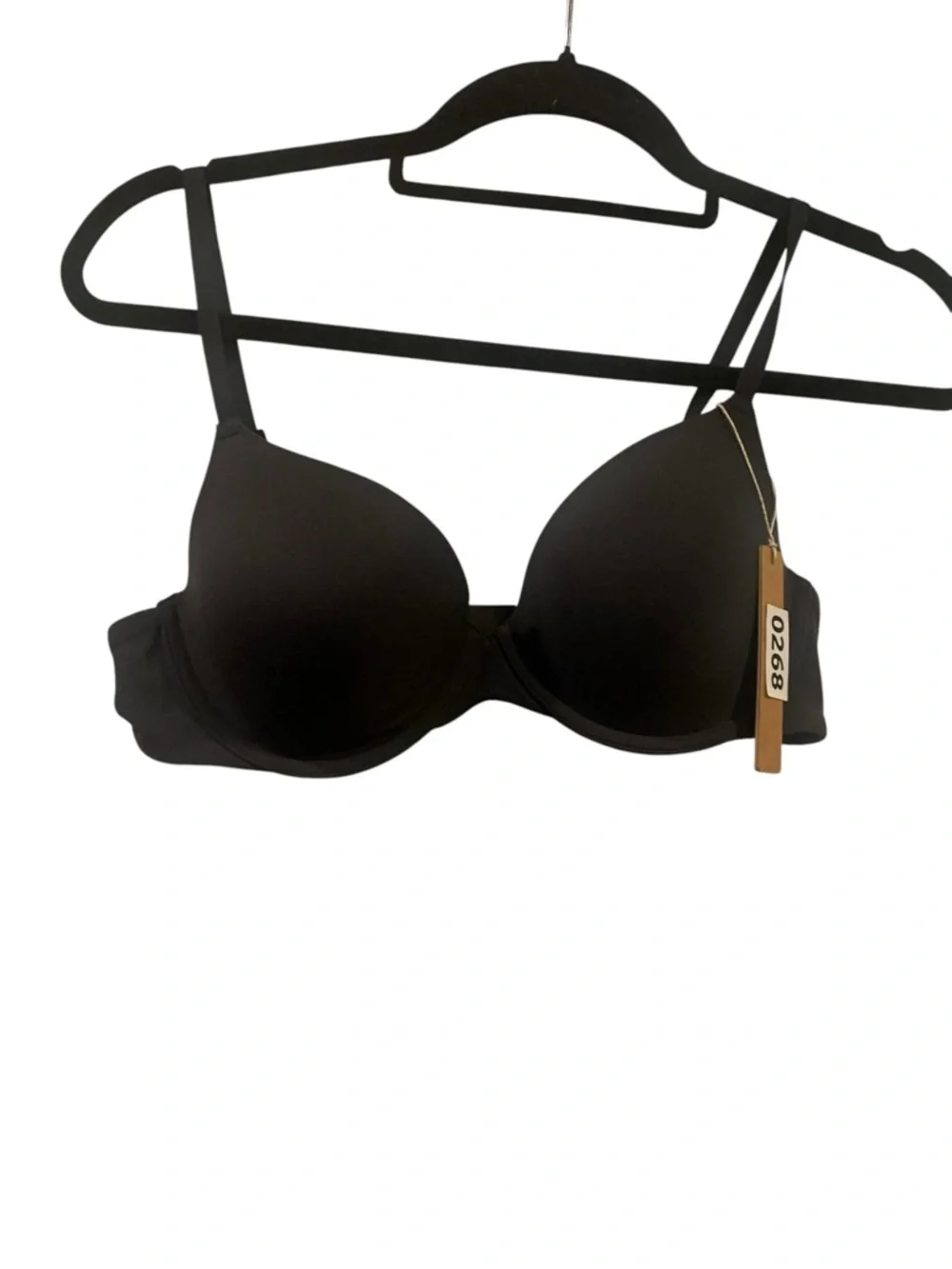 NWT SKIMS t shirt bra ONYX Size 36B